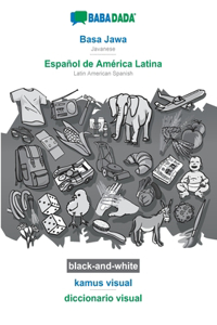 BABADADA black-and-white, Basa Jawa - Español de América Latina, kamus visual - diccionario visual