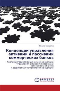 Kontseptsii Upravleniya Aktivami I Passivami Kommercheskikh Bankov