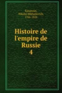 Histoire de l'empire de Russie