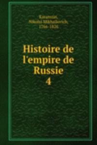 Histoire de l'empire de Russie