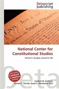 National Center for Constitutional Studies