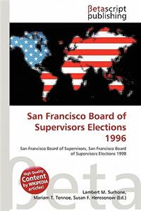 San Francisco Board of Supervisors Elections 1996