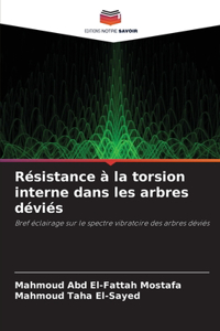 Résistance à la torsion interne dans les arbres déviés