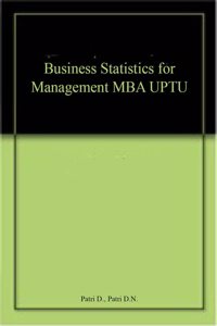Business Statistics for Management MBA UPTU