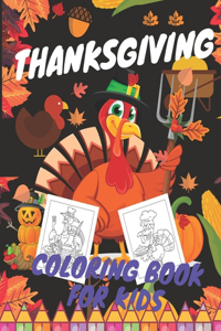 Thanksgiving Coloring Book for Kids