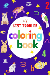 my best toddler coloring book