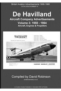 De Havilland Aircraft (Companies) Advertisements. Volume 3