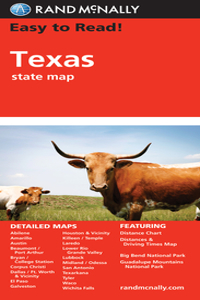 Rand McNally Easy to Read! Texas State Map