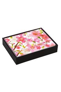 Cherry Blossoms Luxe Thank You Notes