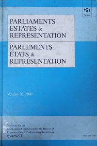 Parliaments, Estates & Representation/Parlements, États & Représentation