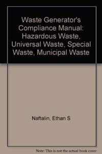 Waste Generator's Compliance Manual