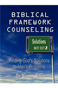 Biblical Framework Counseling