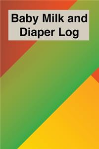 Baby Milk And Diaper Log