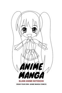 Anime Manga Blank Comic Notebook