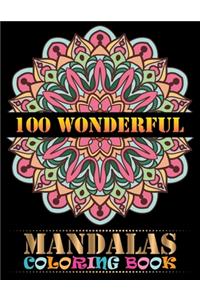 100 Wonderful Mandalas Coloring Book