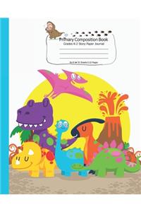 Primary Composition Book Grades K-2 Story Paper Journal 8x10 55 Sheets/110 Pages