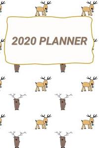 2020 Planner: Reindeers Journal