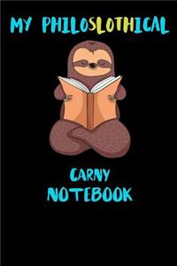 My Philoslothical Carny Notebook
