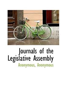 Journals of the Legislative Assembly