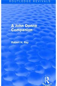 John Donne Companion (Routledge Revivals)