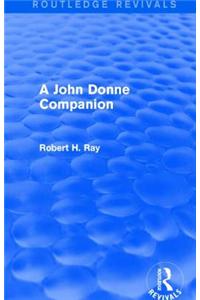 A John Donne Companion (Routledge Revivals)