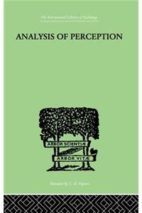 Analysis Of Perception