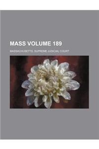 Mass Volume 189