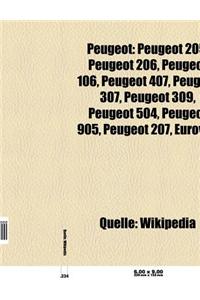 Peugeot: Peugeot 205, Peugeot 206, Peugeot 307, Societe Europeenne de Vehicules Legers, Peugeot 106, Peugeot 407, Gaya Motor, P