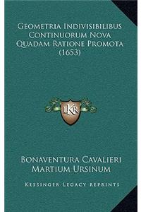 Geometria Indivisibilibus Continuorum Nova Quadam Ratione Promota (1653)