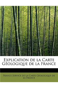 Explication de La Carte Geologique de La France