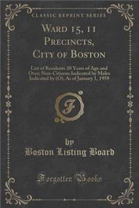 Ward 15, 11 Precincts, City of Boston