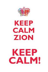 KEEP CALM ZION! AFFIRMATIONS WORKBOOK Positive Affirmations Workbook Includes