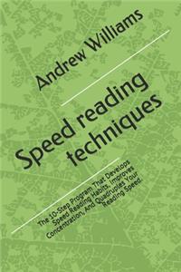 Speed reading techniques