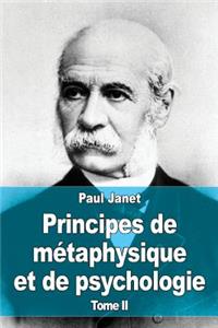 Principes de métaphysique et de psychologie