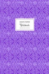 Graph Paper Notebook - Square Grid Journal - Purple