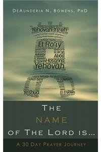 The Name of the Lord Is...
