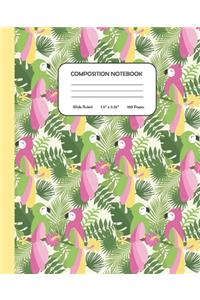 Composition Notebook - A Pandemonium of Parrots