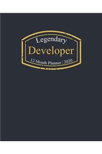 Legendary Developer, 12 Month Planner 2020