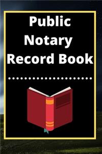 Public Notary Record Book