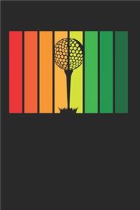 Golf Golfen Golfspieler Notizbuch