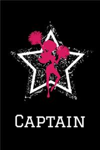 Captain Cheerleading Notebook