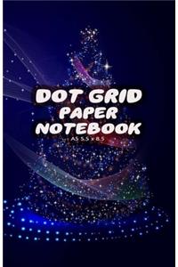 Dot Grid Paper Notebook A5 5.5x8.5