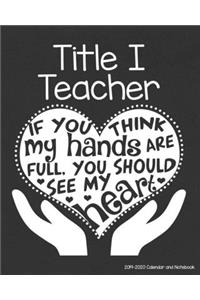 Title I Teacher 2019-2020 Calendar and Notebook
