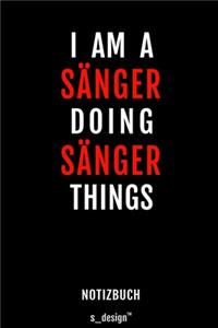 Notizbuch für Sänger