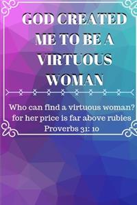 Virtuous Woman Christian Writing Journal