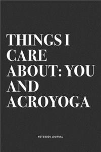 Things I Care About