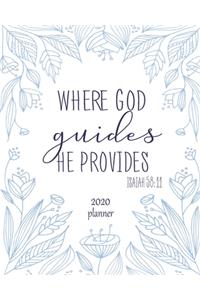 2020 Planner Where God He Provides isaiah 58