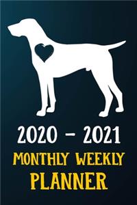 2020 2021 Monthly Weekly Planner