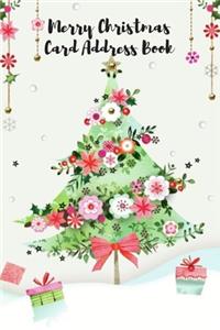 Merry Christmas Card Address Book