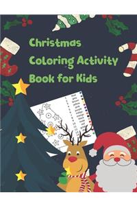 Christmas Coloring Activity Book For Kids